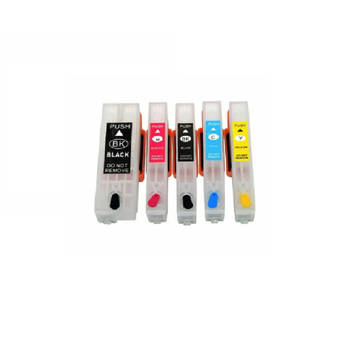 Inktmedia® - Geschikt Epson 33XL multipack Navulbare cartridges (met ARC chip)