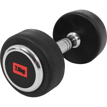 Gorilla Sports Dumbell - Vaste Halter - Gietijzer met Rubber coating - 7,5 kg