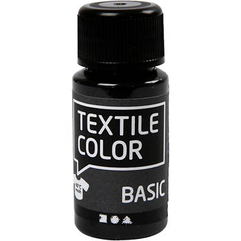 Packlinq Textile Color. zwart. 50 ml/ 1 fles