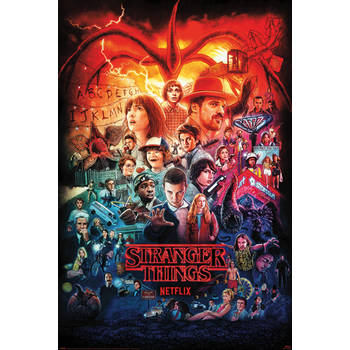 Poster Stranger Things Season Montage 61x91,5cm