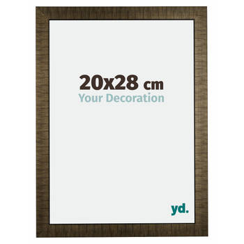 Fotolijst 20x28cm Champagne Geborsteld Hout Leeds