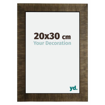 Fotolijst 20x30cm Champagne Geborsteld Hout Leeds