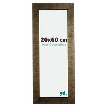 Fotolijst 20x60cm Champagne Geborsteld Hout Leeds