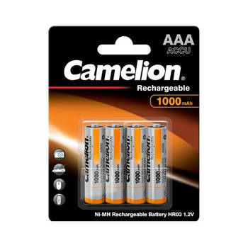 Camelion NH-AAA1000BP4 Rechargeable battery Nikkel-Metaalhydride (NiMH)