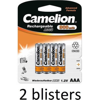 Camelion oplaadbare AAA batterij 900mah - 4 stuks