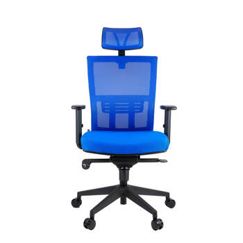 MaxxHome Luxe Mesh Ergonomische Bureaustoel - High-end - Blauw