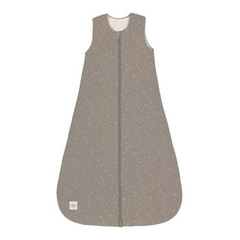 Lässig All-seasons Slaapzak, 100% organic cotton, 2.5 TOG, Sprinkle taupe, mt 86/92, 13-24 mnd