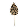 Droogbloem Leaf met panterprint 89cm