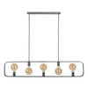 Hoyz - Hanglamp Strip - 5 Lichtpunten - 130x25x150 - Grijs