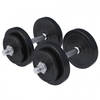 Gorilla Sports Dumbellset - Halterset - Kunststof - 20 kg