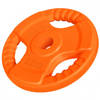 Gorilla Sports Gewicht - Halterschijf - 2,5 kg - Gripper Gietijzer rubber coating