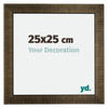 Fotolijst 25x25cm Champagne Geborsteld Hout Leeds