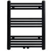 The Living Store Handdoekradiator Zwart - 600 x 764 mm - Dubbele functie - Schimmelwerend