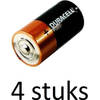 Duracell Plus alkaline C-batterijen - 4 stuks