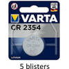 5x Varta CR2354 Lithium knoopcel batterij 3V
