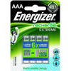 Energizer Extreme AAA Oplaadbaar 800 mAh Blister 4