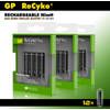 GP AAA oplaadbare batterijen - Recyko+ Pro - 800 mAh -voordeelverpakking - 12 stuks