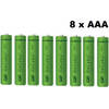 GP AAA 1000 Oplaadbare Batterij - 2 Blisters (8 batterijen)