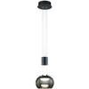 LED Hanglamp - Hangverlichting - Trion Maliba - 8W - 1-lichts - Warm Wit 3000K - Dimbaar - Rond - Mat Zwart - Aluminium