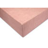 Zo Home Lino Hoeslaken Katoen Linnen Look 35cm Hoek - old rose 90x210/220cm