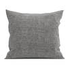 Zo Home Lino Kussensloop Linnen Look - dark grey 80x80cm