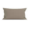 Heckett & Lane Elementi Kussensloop Katoen Satijn - taupe grey 40x80cm