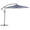 Beliani RAVENNA - Cantilever parasol-Grijs-Polyester