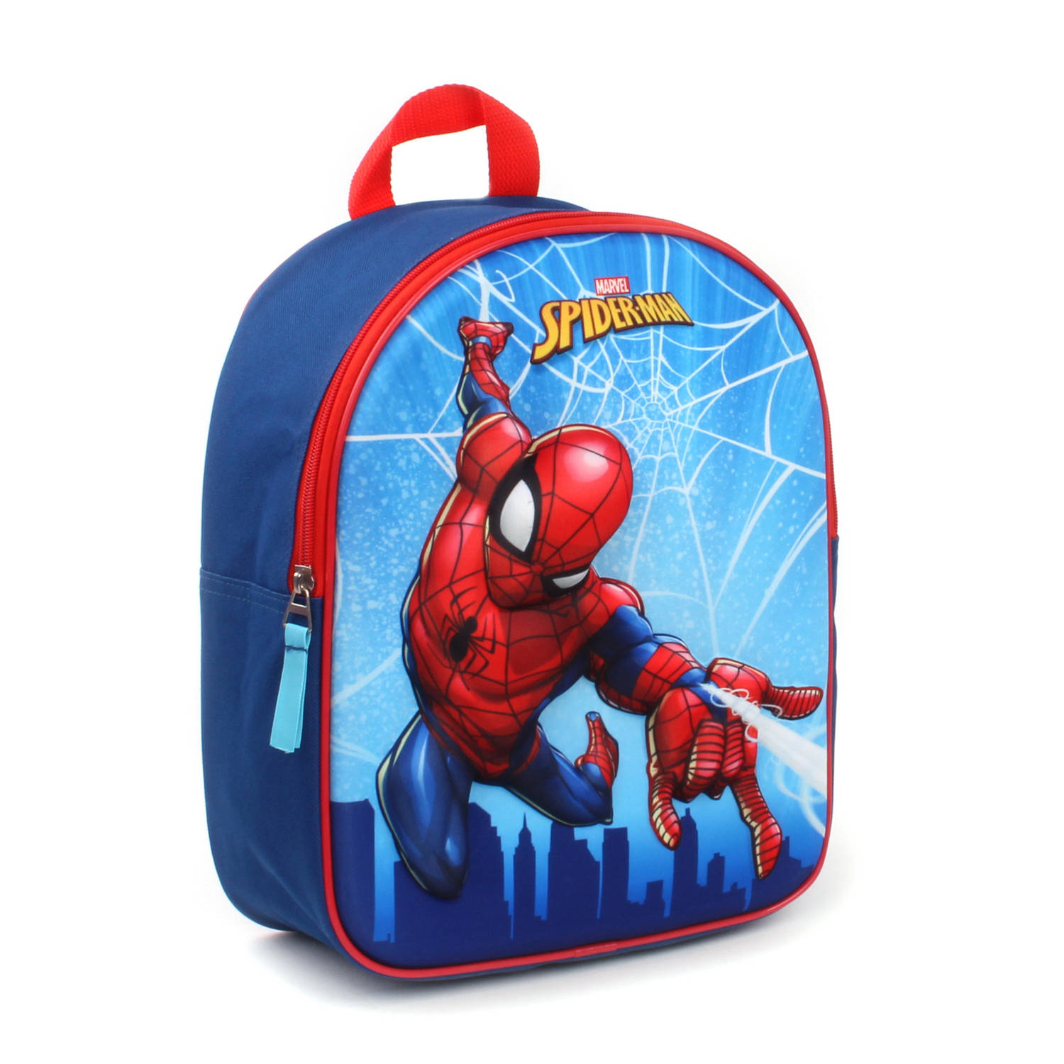 Marvel rugzak Spider Man 3D 9 liter polyester blauw-rood