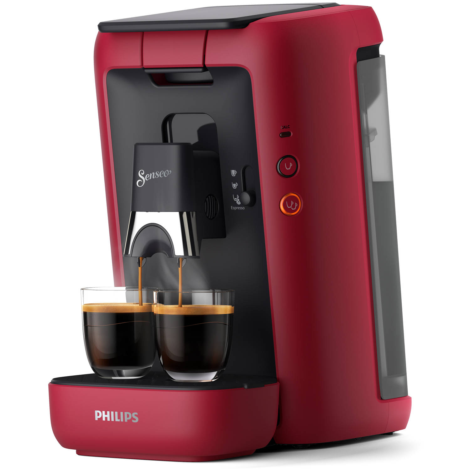 Senseo koffiepadmachine - rood | Blokker
