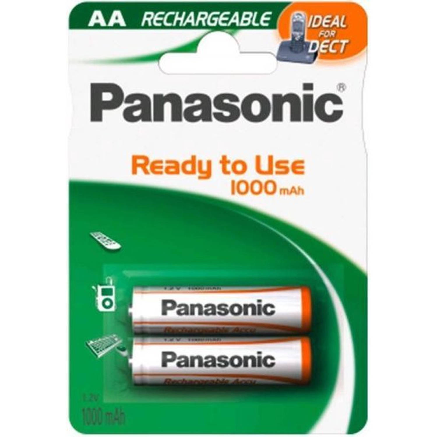 Panasonic accu for DECT USE -AA Mignon 1.20V 1000mAh 2St.