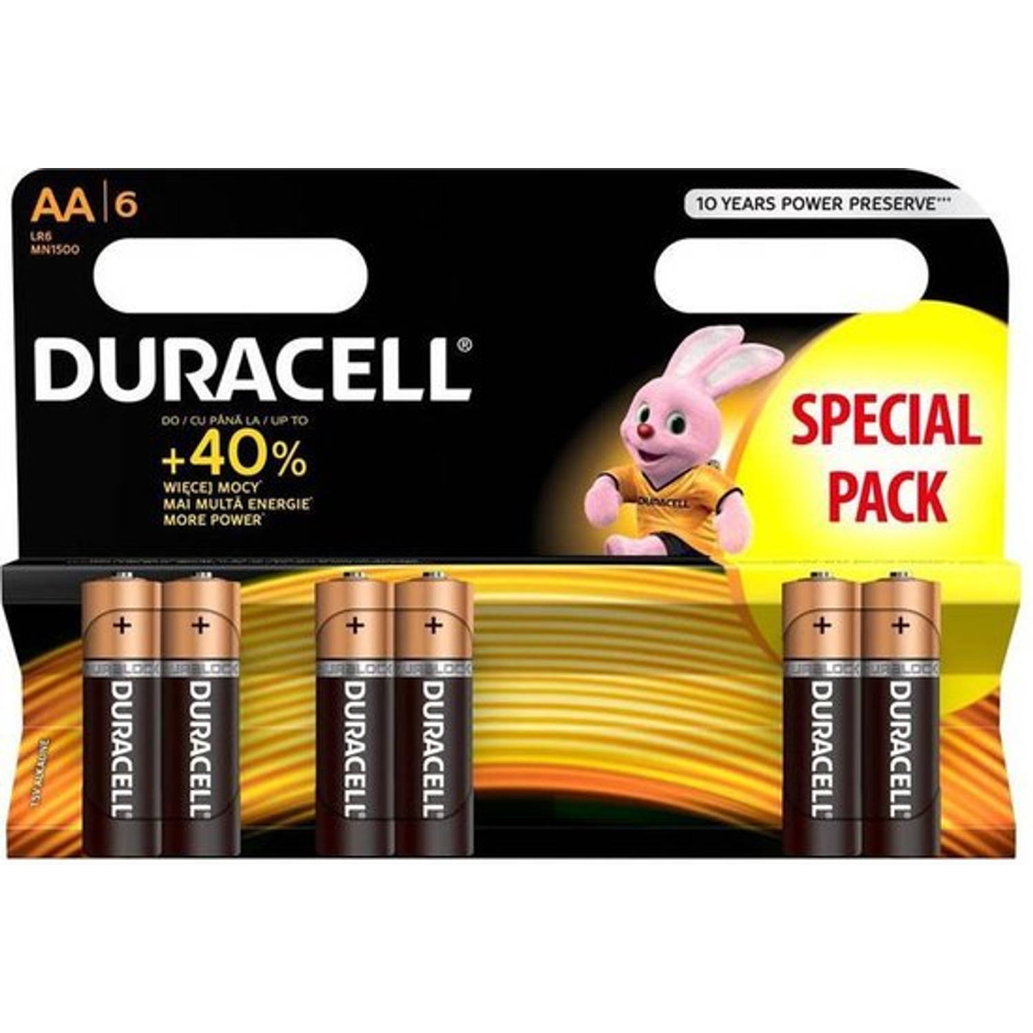 Duracell Basic Alkaline AA/LR6 - blister 6