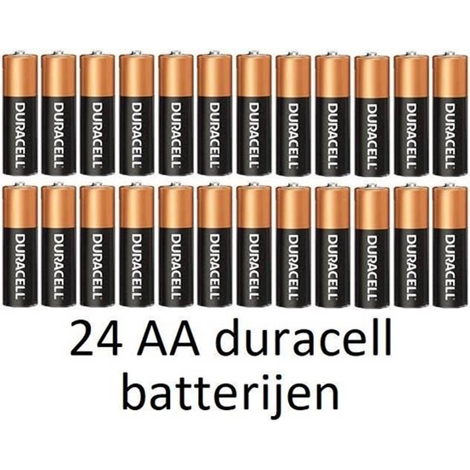 24 Stuks Aa Duracell Alkaline Batterijen