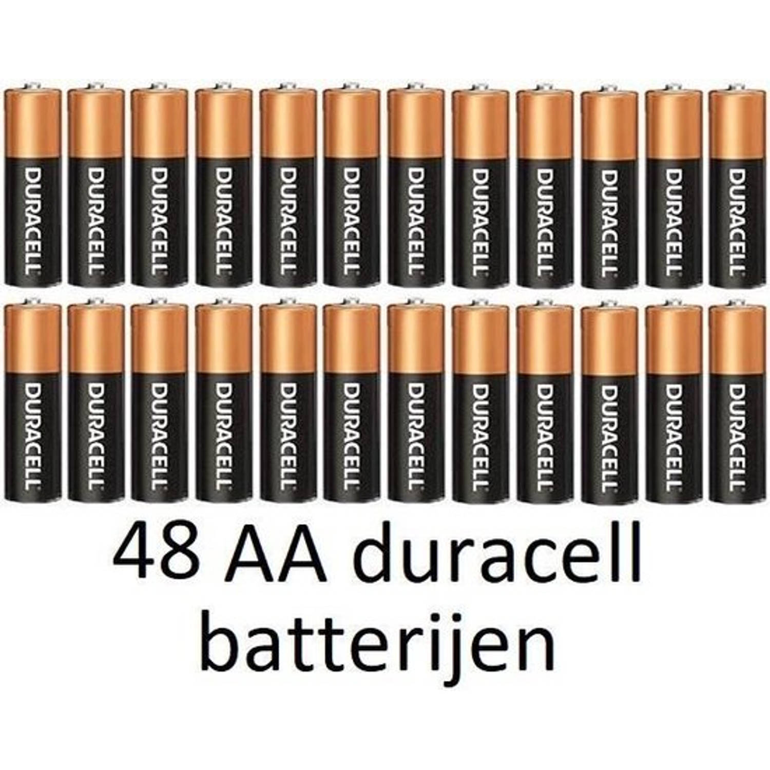 48 stuks AA Duracell alkaline batterijen