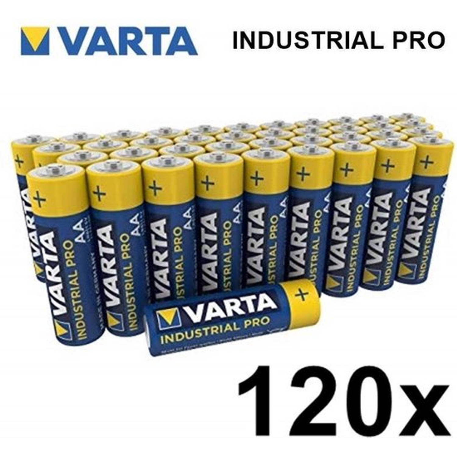 Voordeelpack Varta Industrial Pro Lr6-aa Alkalisch 120 Stuks
