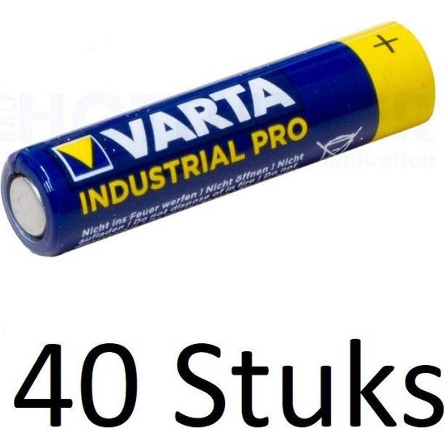 40 Stuks Varta Industrial Pro Aa (Bulk Verpakking)