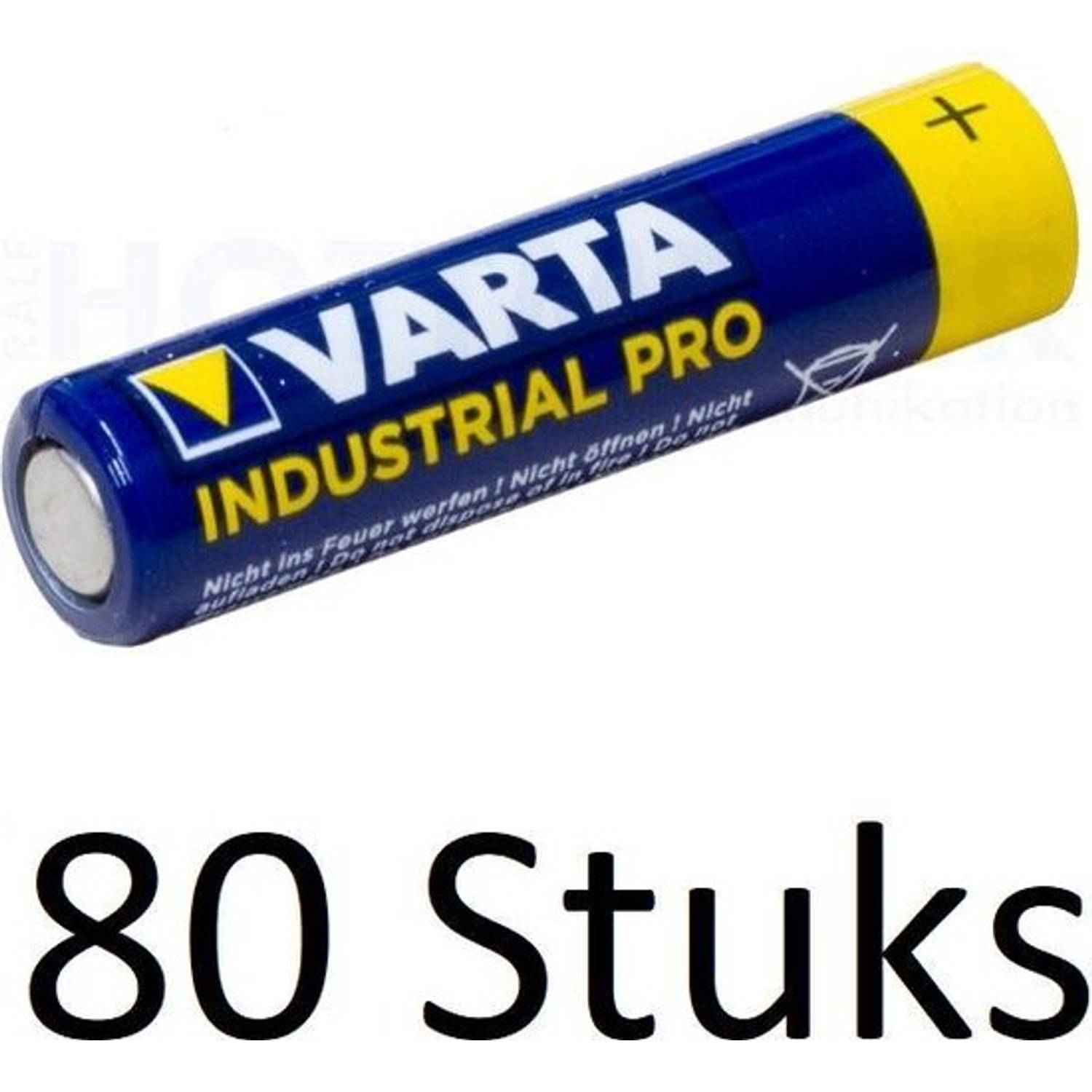 80 Stuks Varta Industrial Pro Aa (Bulk Verpakking)