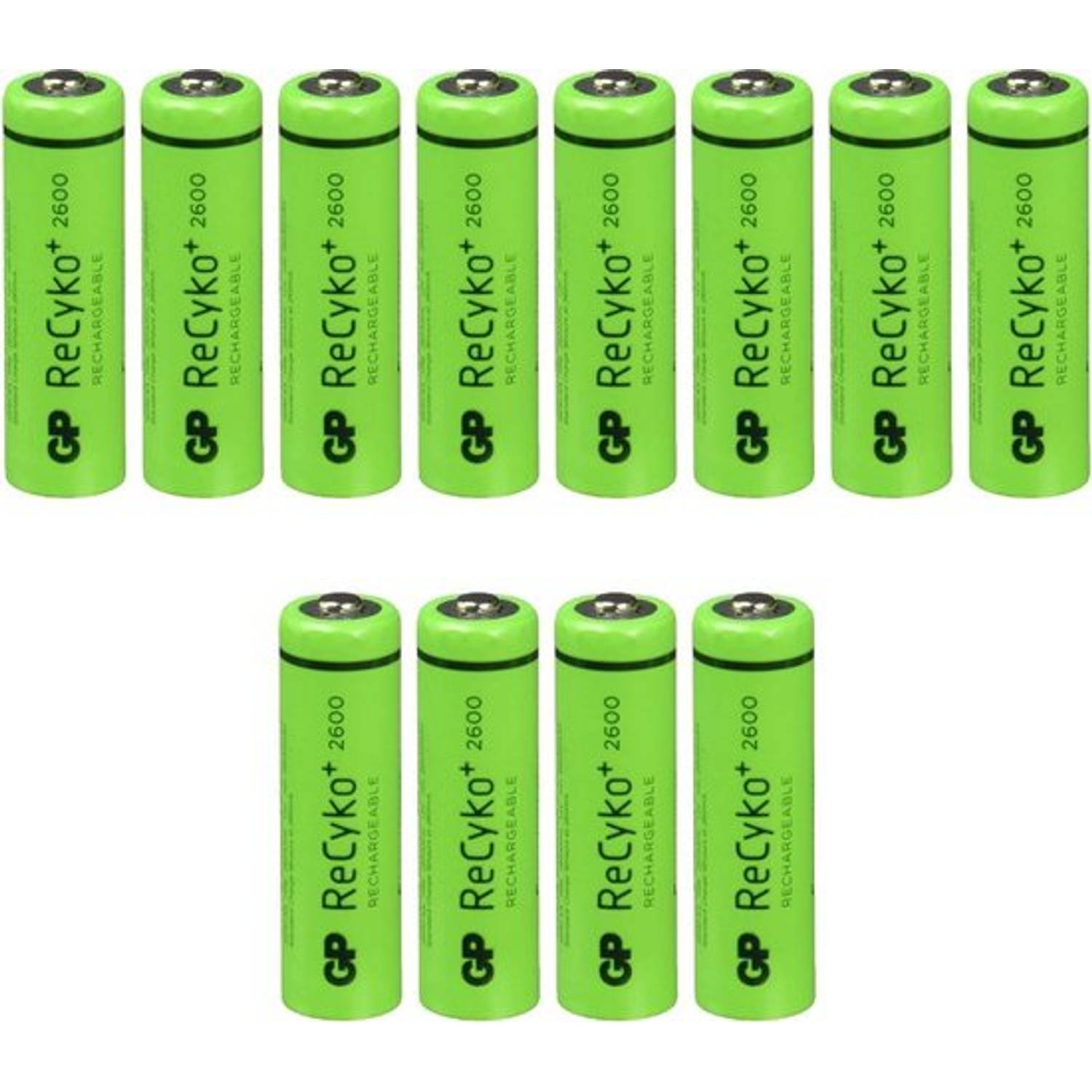 8 + 4 Gratis GP Recyko+ AA oplaadbare batterijen 2600mAh