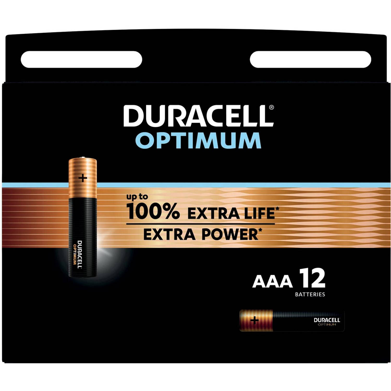 Duracell Batterij Optimum Aaa, Blister Van 12 Stuks 8 Stuks