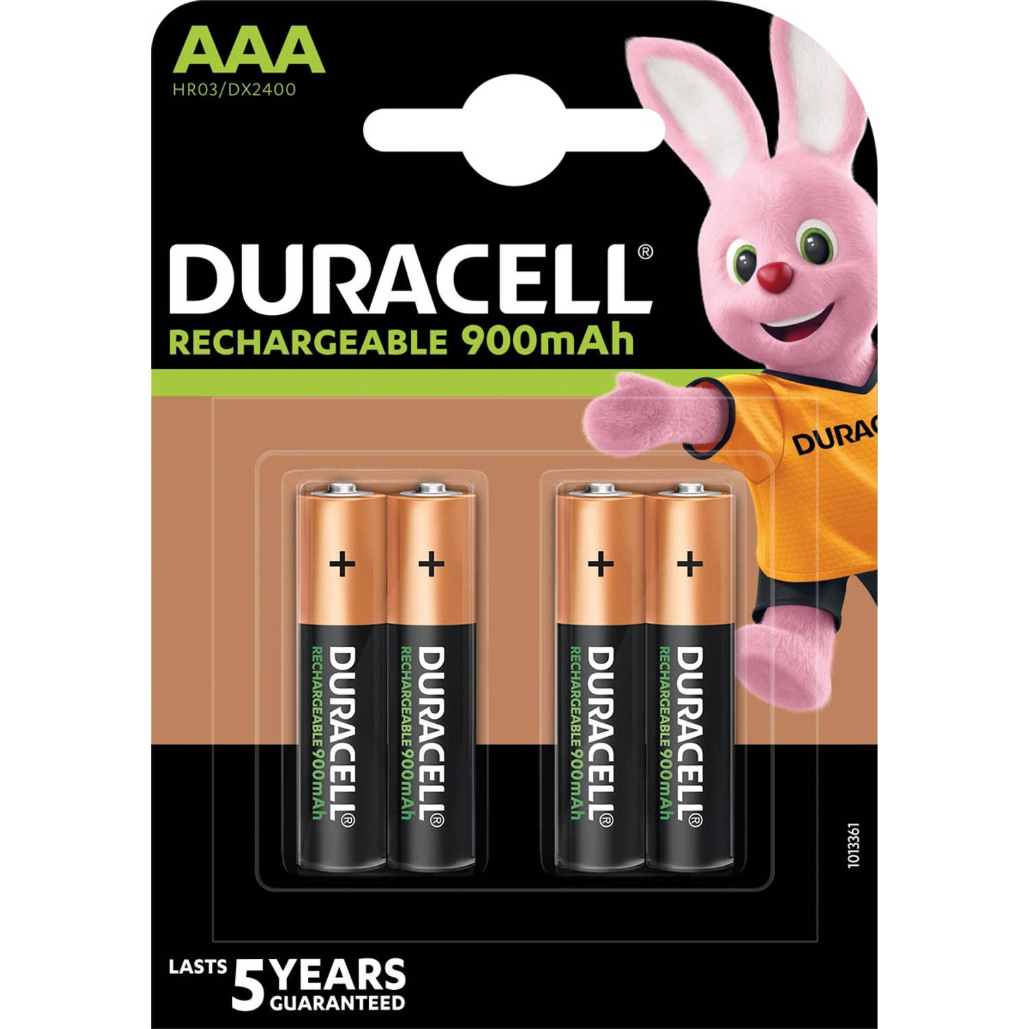 Duracell oplaadbare batterijen Recharge Ultra AAA, blister van 4 stuks 10 stuks