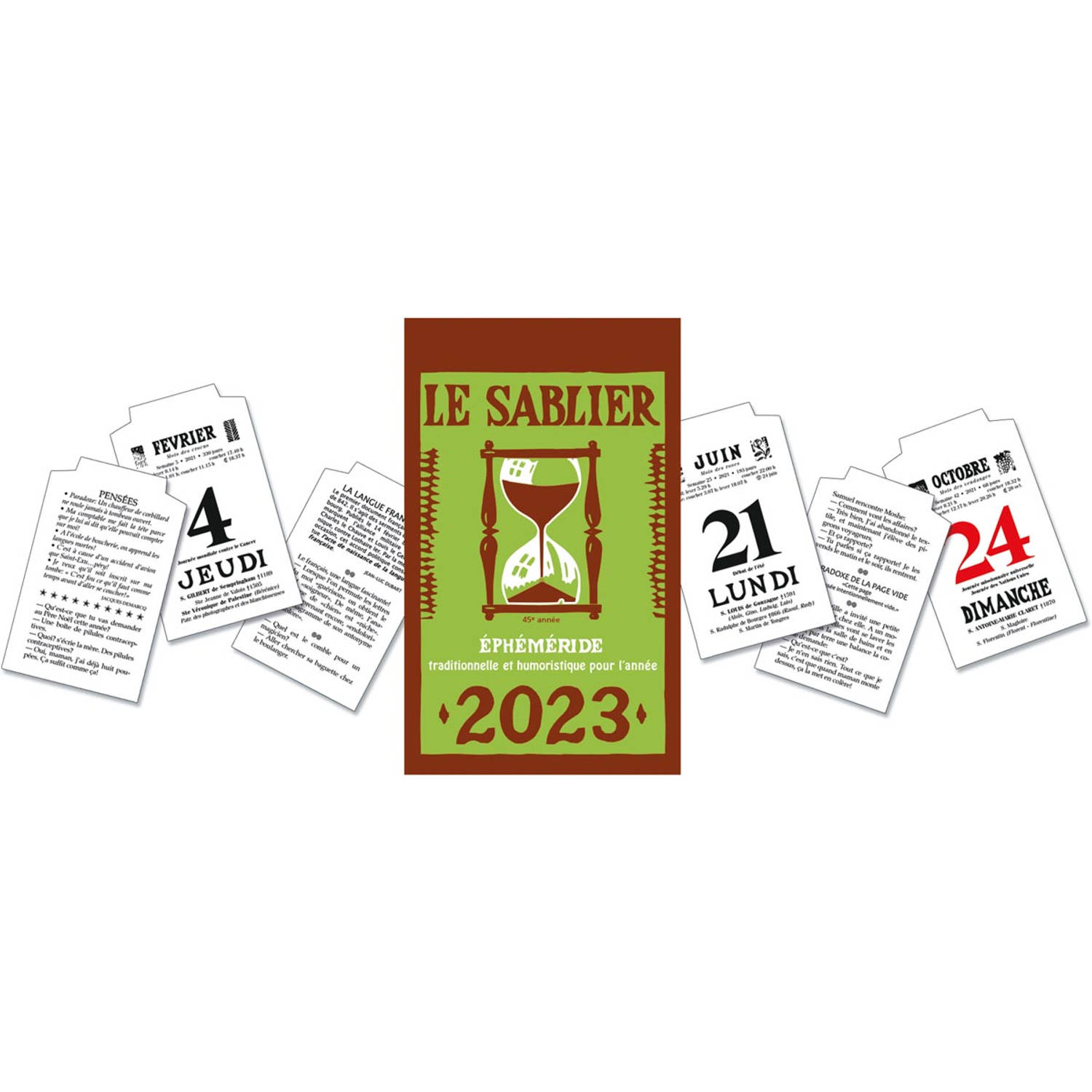Dagblokkalender Le Sablier, 2024 100 stuks