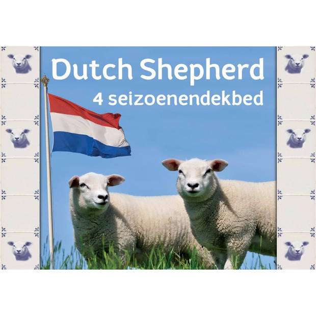 Dutch Shepherd - 4-seizoenen Dekbed - 140x200 cm - Wit