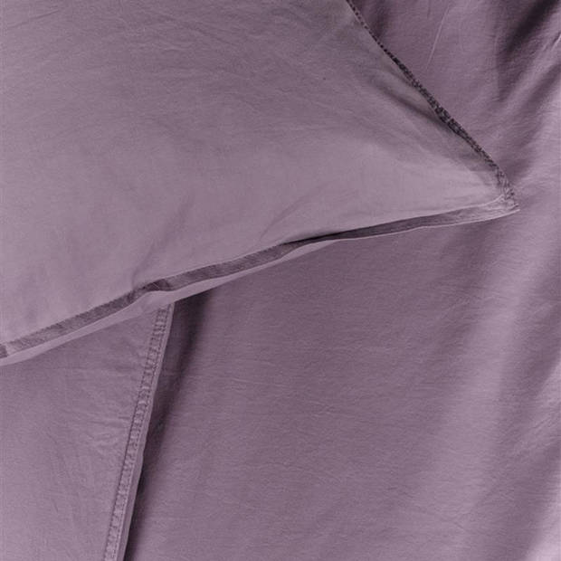 Beddinghouse Dekbedovertrek Care Change - Mauve-2-persoons (200 x 200/220 cm)