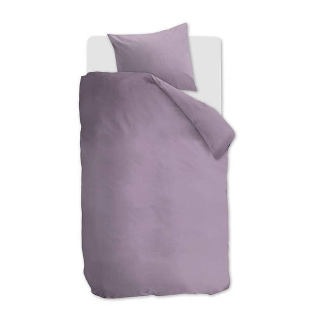 Beddinghouse Dekbedovertrek Care Change - Mauve-2-persoons (200 x 200/220 cm)