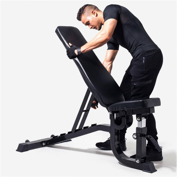 Gorilla Sports Professionele Fitnessbank - Incline - Verstelbaar - Belastbaar tot 1450 kg