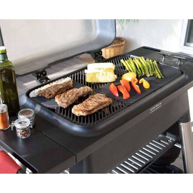 Everdure - Force Gas Barbecue - Roestvast Staal - Grijs