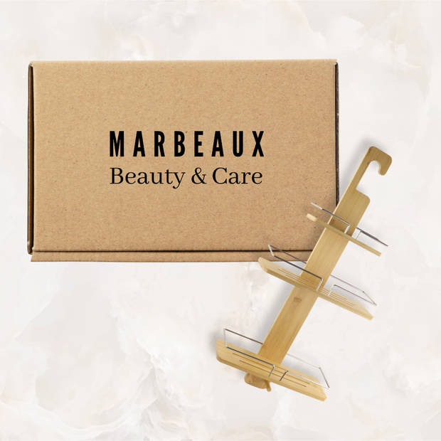 Marbeaux Doucherek - Ophangbaar - Bruin - 31x12x70 cm - Bamboe