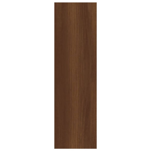 vidaXL Wandschap 75x16x55 cm bewerkt hout bruineikenkleurig