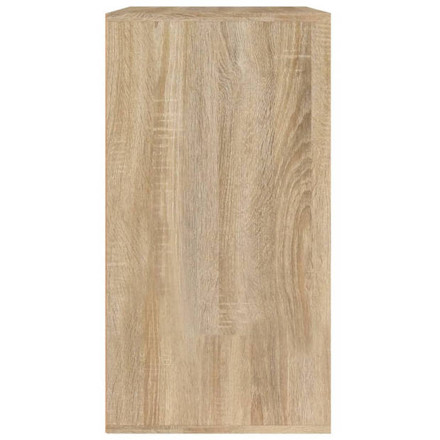 vidaXL Cosmeticakast 80x40x75 cm bewerkt hout sonoma eikenkleurig