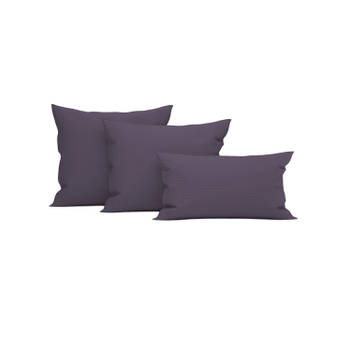 Heckett & Lane Wafel Kussensloop Katoen - velvet purple 60x70cm