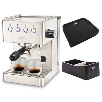 Blokker Solis Gran Gusto 1014 Coffee Knock-Box en Tamping Mat aanbieding